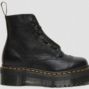 Dr. Martens Black Leather Platform Boots SINCLAIR